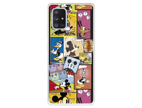 Funda para Samsung Galaxy A71 5G Oficial de Disney Mickey Comic - Clásicos Disney