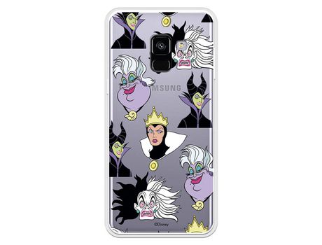 Funda para Samsung Galaxy A8 2018 Oficial de Disney Villanas Patrón