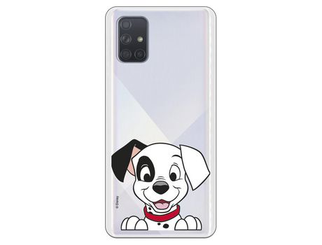 Funda para Samsung Galaxy A71 Oficial de Disney Cachorro Sonrisa - 101 Dalmatas