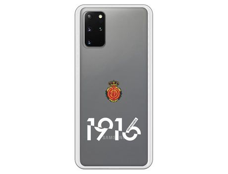 Funda para Samsung Galaxy S20 Plus del Mallorca RCD Mallorca 1916 Transparente - Licencia Oficial RCD Mallorca