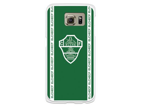 Funda para Samsung Galaxy S6 del Elche CF Escudo Fondo Verde - Licencia Oficial Elche CF