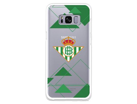 Funda para Samsung Galaxy S8 del Betis Escudo Fondo transparente - Licencia Oficial