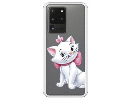 Funda para Samsung Galaxy S20 Ultra Oficial de Disney Marie Silueta - Los Aristogatos