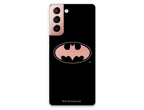 Funda para Samsung Galaxy S21 Oficial de DC Comics Batman Logo Transparente - DC Comics