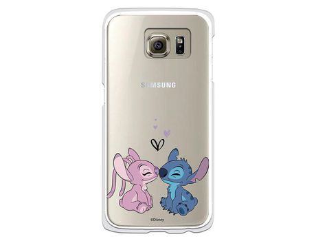 Funda para Samsung Galaxy S6 Oficial de Disney Angel & Stitch Beso - Lilo & Stitch