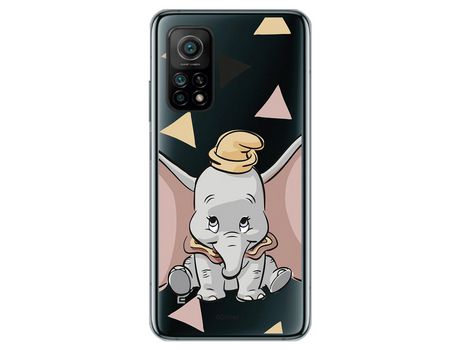 Funda para Xiaomi Mi 10T Oficial de Disney Dumbo Silueta Transparente - Dumbo