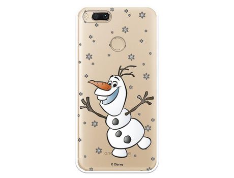 Funda para Xiaomi Mi A1 Oficial de Disney Olaf Transparente - Frozen