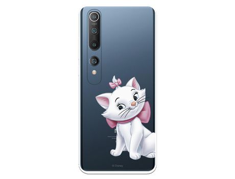 Funda para Xiaomi Mi 10 Oficial de Disney Marie Silueta - Los Aristogatos