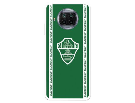 Funda para Xiaomi Mi 10T Lite del Elche CF Escudo Fondo Verde - Licencia Oficial Elche CF