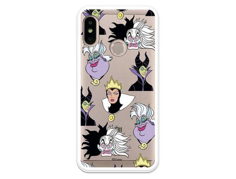 Funda para Xiaomi Mi A2 Lite Oficial de Disney Villanas Patrón