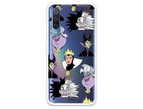 Funda para Xiaomi Mi 9 Oficial de Disney Villanas Patrón