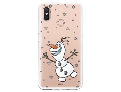 Funda para Xiaomi Mi Max 3 Oficial de Disney Olaf Transparente - Frozen