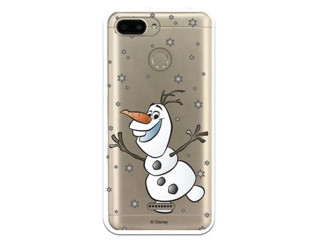 Funda para Xiaomi Redmi 6 Oficial de Disney Olaf Transparente - Frozen