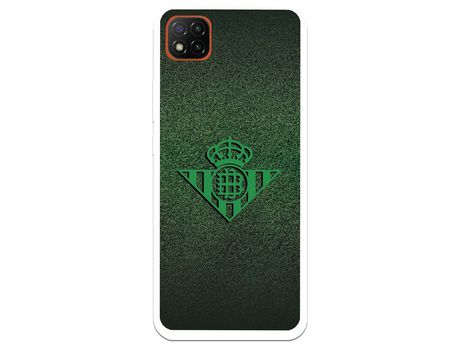 Funda para Xiaomi Redmi 9C del Betis Escudo Verde Fondo trama - Licencia Oficial