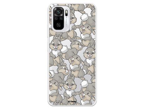 Funda para Xiaomi Redmi Note 10 Oficial de Disney Tambor Patrones - Bambi