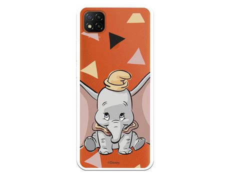Funda para Xiaomi Redmi 9C Oficial de Disney Dumbo Silueta Transparente - Dumbo