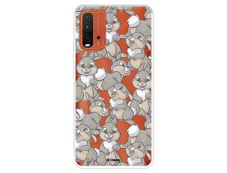 Funda para Xiaomi Redmi 9T Oficial de Disney Tambor Patrones - Bambi