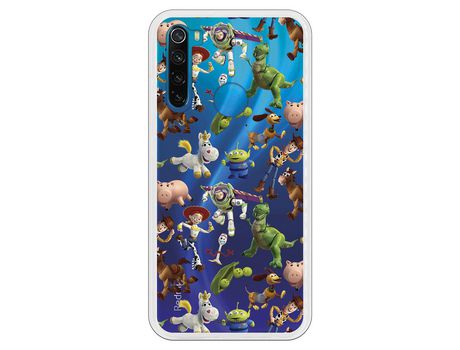 Funda para Xiaomi Redmi Note 8 Oficial de Disney Muñecos Toy Story Siluetas - Toy Story