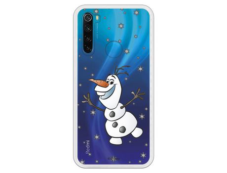 Funda para Xiaomi Redmi Note 8 Oficial de Disney Olaf Transparente - Frozen