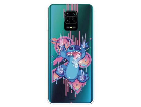 Funda para Xiaomi Redmi Note 9S Oficial de Disney Stitch Graffiti - Lilo & Stitch