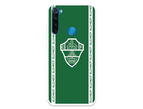 Funda para Xiaomi Redmi Note 8 del Elche CF Escudo Fondo Verde - Licencia Oficial Elche CF