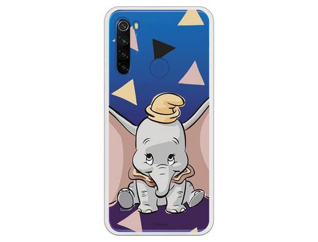 Funda para Xiaomi Redmi Note 8T Oficial de Disney Dumbo Silueta Transparente - Dumbo