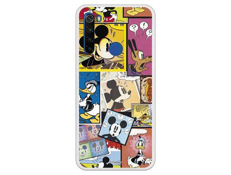 Funda para Xiaomi Redmi Note 8T Oficial de Disney Mickey Comic - Clásicos Disney