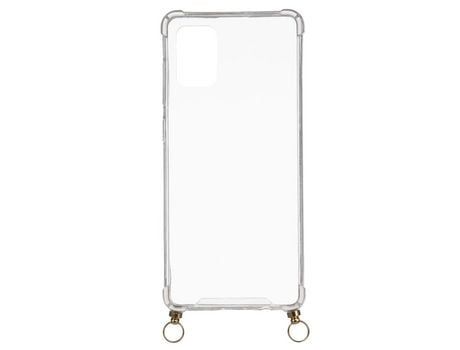 Funda Silicona Colgante Transparente para Samsung Galaxy A71