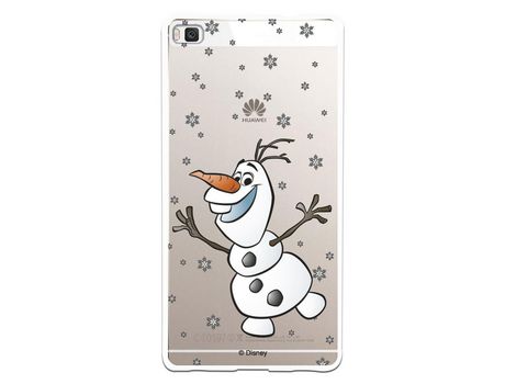 Funda para Huawei P8 Oficial de Disney Olaf Transparente - Frozen
