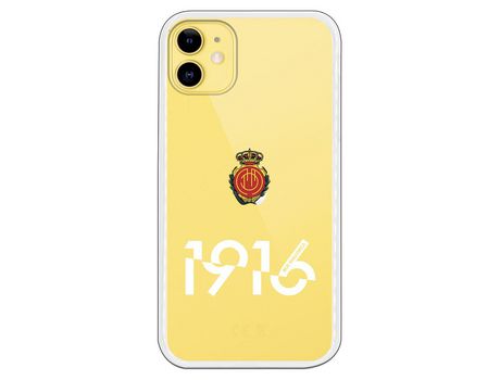 Funda para iPhone 11 del Mallorca RCD Mallorca 1916 Transparente - Licencia Oficial RCD Mallorca