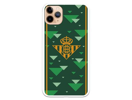 Funda para iPhone 11 Pro Max del Betis Escudo Amarillo Fondo Verde - Licencia Oficial