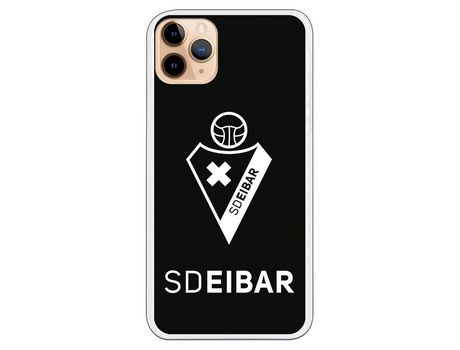 Funda para iPhone 11 Pro Max del Eibar Escudo Fondo Negro - Licencia Oficial SD Eibar