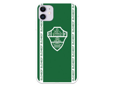 Funda para iPhone 11 del Elche CF Escudo Fondo Verde - Licencia Oficial Elche CF