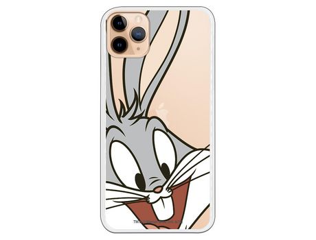Funda para iPhone 11 Pro Max Oficial de Warner Bros Bugs Bunny Silueta Transparente - Looney Tunes