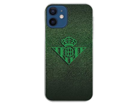 Funda para iPhone 12 Mini del Betis Escudo Verde Fondo trama - Licencia Oficial