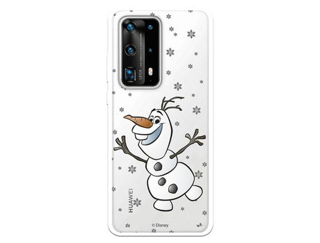 Funda para Huawei P40 Pro Plus Oficial de Disney Olaf Transparente - Frozen
