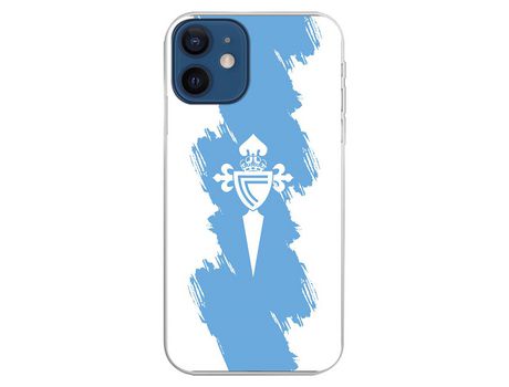 Funda para iPhone 12 Mini del Celta Escudo Trazo azul - Licencia Oficial RC Celta