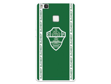 Funda para Huawei P9 Lite del Elche CF Escudo Fondo Verde - Licencia Oficial Elche CF