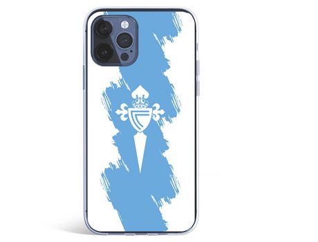 Funda para iPhone 12 Pro del Celta Escudo Trazo azul - Licencia Oficial RC Celta