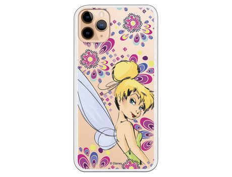 Funda para iPhone 11 Pro Max Oficial de Disney Campanilla Flores - Peter Pan
