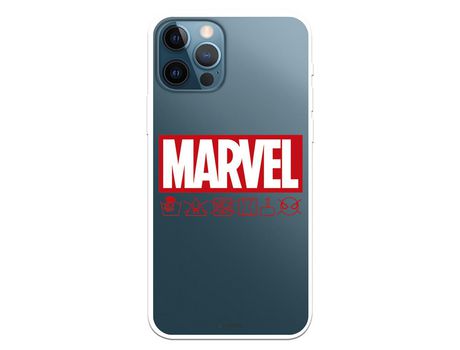 Funda para iPhone 12 Pro Oficial de Marvel Marvel Logo Red - Marvel