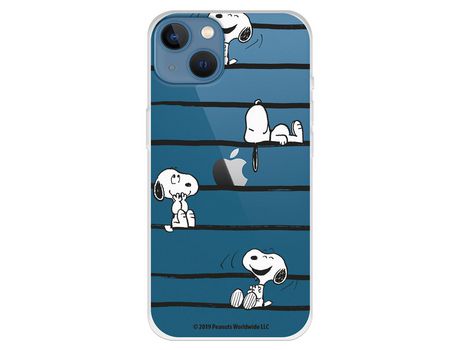 Funda para iPhone 13 Oficial de Peanuts Snoopy rayas - Snoopy
