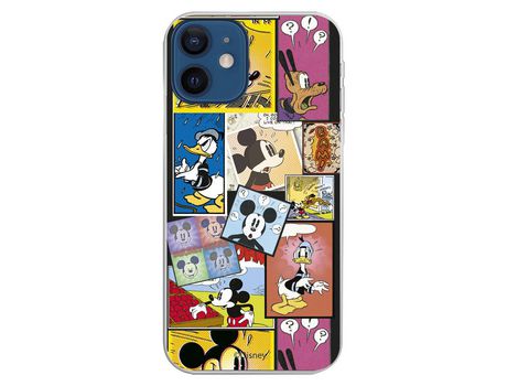 Funda para iPhone 12 Mini Oficial de Disney Mickey Comic - Clásicos Disney