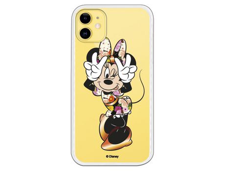 Funda para iPhone 11 Oficial de Disney Minnie Posando - Clásicos Disney