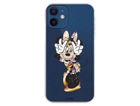 Funda para iPhone 12 Mini Oficial de Disney Minnie Posando - Clásicos Disney