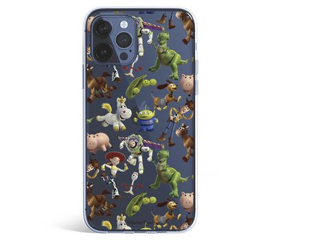 Funda para iPhone 12 Pro Max Oficial de Disney Muñecos Toy Story Siluetas - Toy Story