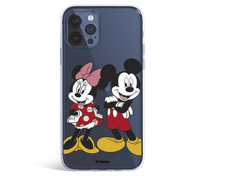 Funda para iPhone 12 Pro Max Oficial de Disney Mickey y Minnie Posando - Clásicos Disney