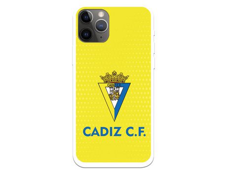 Funda para iPhone 11 Pro del Cádiz Fondo Amarillo - Licencia Oficial