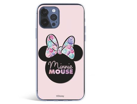 Funda para iPhone 12 Pro Max Oficial de Disney Minnie Pink Shadow - Clásicos Disney