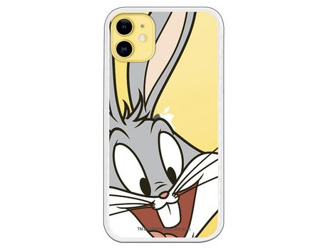 Funda para iPhone 11 Oficial de Warner Bros Bugs Bunny Silueta Transparente - Looney Tunes